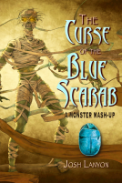 book cover for The Curse of the Blue Scarab