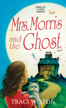 book cover for Mrs. Morris and the Ghost