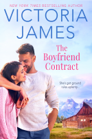 book cover for The Boyfriend Contract