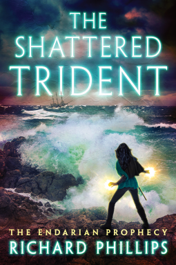 book cover for The Shattered Trident