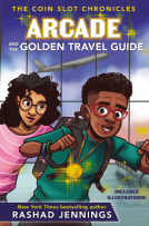 book cover for Arcade and the Golden Travel Guide