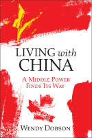 book cover for Living with China