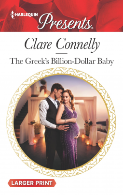 book cover for The Greek's Billion-Dollar Baby