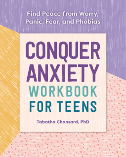 book cover for Conquer Anxiety Workbook for Teens