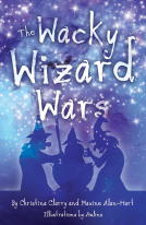 book cover for The Wacky Wizard Wars
