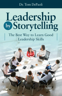 book cover for Leadership by Storytelling