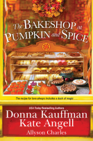 book cover for The Bakeshop at Pumpkin and Spice