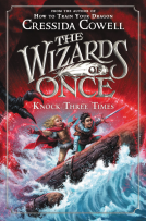 book cover for The Wizards of Once: Knock Three Times