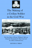 book cover for THE MAKING OF A CIVILIAN SOLDIER IN THE CIVIL WAR