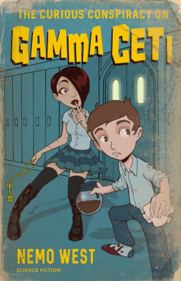 book cover for The Curious Conspiracy on Gamma Ceti