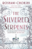 book cover for The Silvered Serpents
