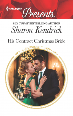 book cover for His Contract Christmas Bride