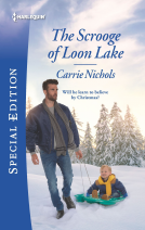 book cover for The Scrooge of Loon Lake