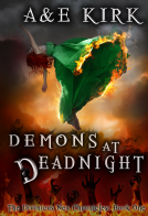 book cover for Demons at Deadnight