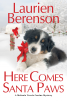book cover for Here Comes Santa Paws