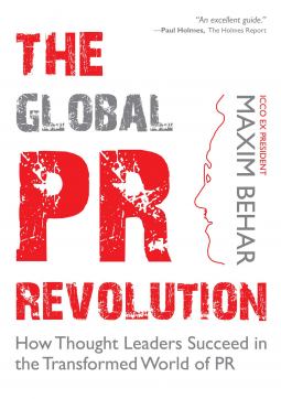 book cover for The Global PR Revolution