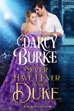 book cover for Never Have I Ever With a Duke
