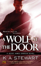 book cover for A Wolf at the Door