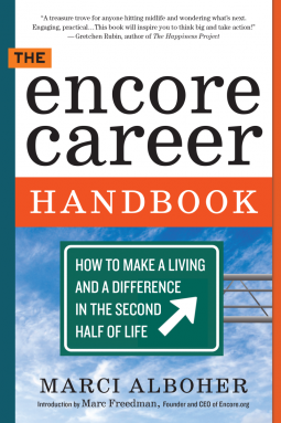 book cover for The Encore Career Handbook