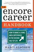 book cover for The Encore Career Handbook