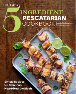 book cover for The Easy 5-Ingredient Pescatarian Cookbook