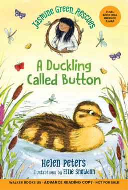 book cover for Jasmine Green Rescues: A Duckling Called Button