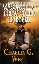 book cover for Massacre at Crow Creek Crossing