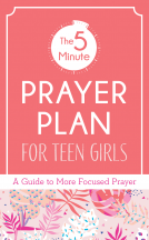 book cover for The 5-Minute Prayer Plan for Teen Girls