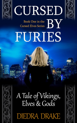 book cover for Cursed by Furies: A Tale of Vikings, Elves and Gods