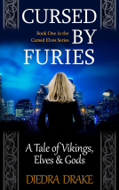 book cover for Cursed by Furies: A Tale of Vikings, Elves and Gods