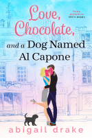 book cover for Love, Chocolate, and a Dog Named Al Capone