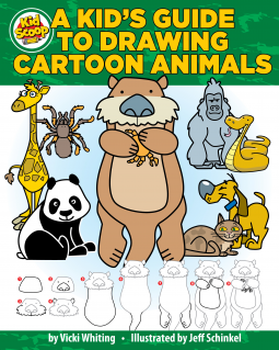book cover for A Kid's Guide to Drawing Cartoon Animals