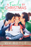 book cover for A Family by Christmas