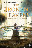 book cover for The Broken Heavens