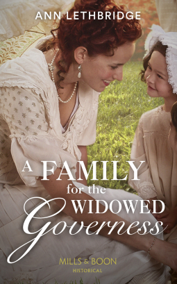 book cover for A Family For The Widowed Governess