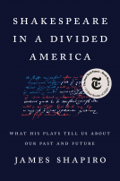 book cover for Shakespeare in a Divided America