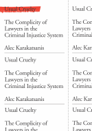 book cover for Usual Cruelty