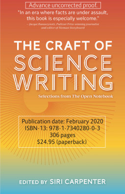 book cover for The Craft of Science Writing