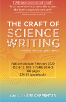 book cover for The Craft of Science Writing