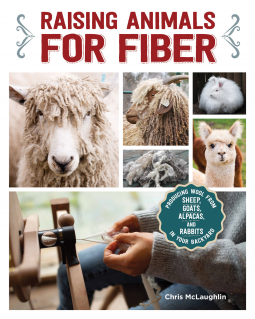 book cover for Raising Animals for Fiber