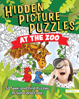 book cover for Hidden Picture Puzzles at the Zoo