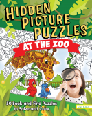 book cover for Hidden Picture Puzzles at the Zoo