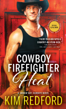 book cover for Cowboy Firefighter Heat