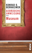 Buchcover für Gebrauchsanweisung fürs Museum
