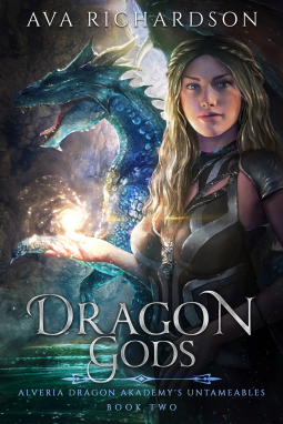book cover for Dragon Gods