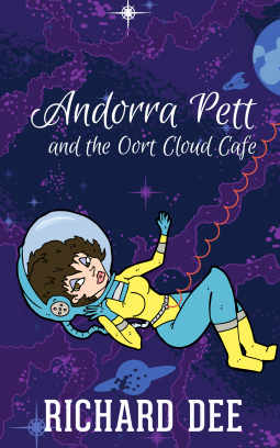 book cover for Andorra Pett and the Oort Cloud Café
