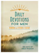 book cover for Daily Devotions for Men Morning & Evening Edition