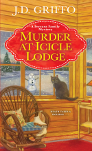 book cover for Murder at Icicle Lodge