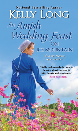 book cover for An Amish Wedding Feast on Ice Mountain