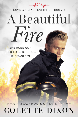 book cover for A Beautiful Fire